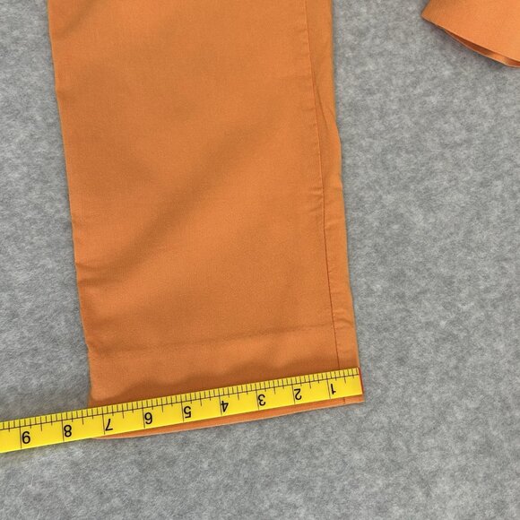 ZAC AND RACHEL Orange Capris Womens Sz 10 Rayon Blend Stretch Pockets Comfort - Picture 6 of 13